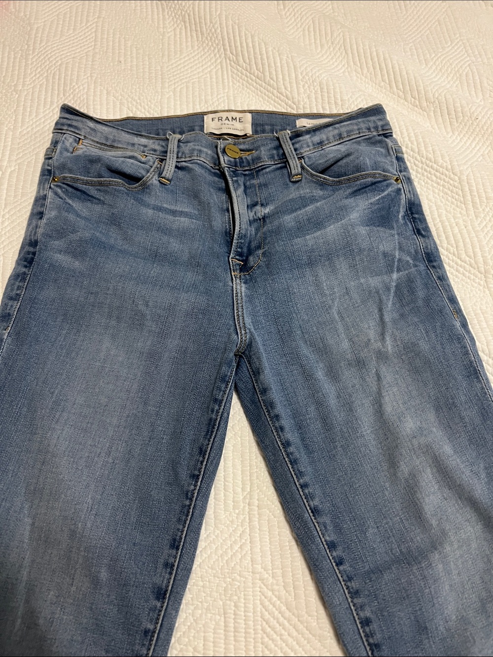 Frame Denim Le High Skinny Light Blue Jeans size 26